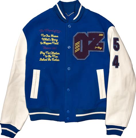 Louis Vuitton varsity jacket blue